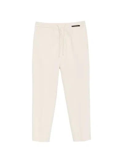 Michael Coal Drawstring Track Pants In White