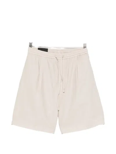 Michael Coal Drawstring-fastening Shorts In White