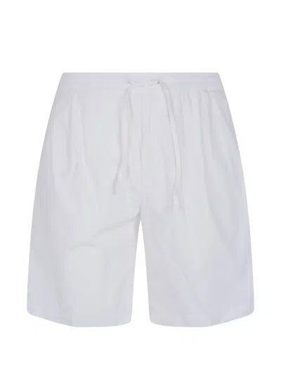 Michael Coal Drawstring-waist Shorts In White