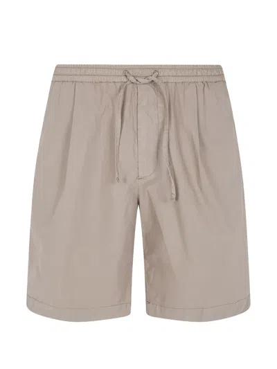 Michael Coal Drawstring-waist Track Shorts In Brown