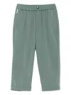 Michael Coal Elastic-waistband Pocket Trousers In Green