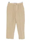 Michael Coal Elasticated-waist Trousers In Neutral