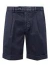 Michael Coal Erick Pieces Bermuda Trousers In Blue