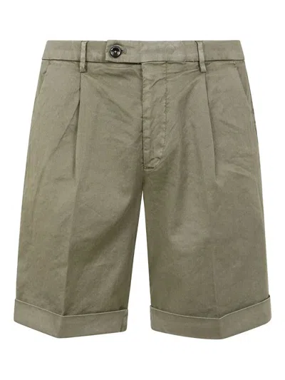 Michael Coal Erick Pieces Bermuda Trousers In Green