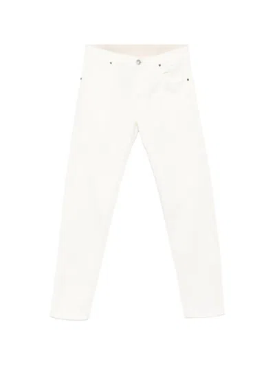 Michael Coal Five-pocket Trousers In White