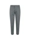 Michael Coal Flap-pocket Trousers In Gray