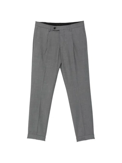 Michael Coal Frederick Pleated-detail Tailored Trousers In Gray