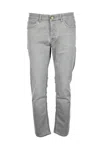 Michael Coal Grey Slim Denim Jeans In Gray