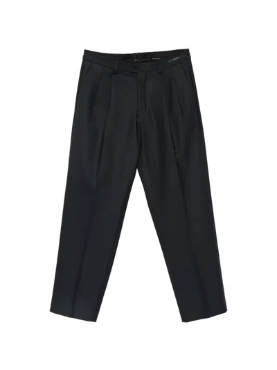 Michael Coal Harrison Pleated Tailored Trousers In Blue