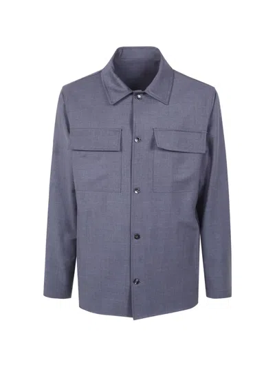 Michael Coal James Oversized Wool-blend Jacket In Grey