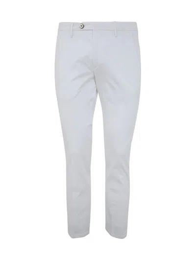 Michael Coal Mc Brad Plus 2564 Capri American Pockets Trousers In White