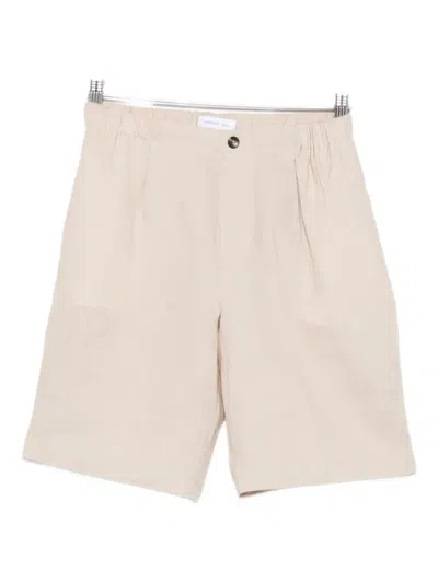 Michael Coal Kids' Linen Shorts In Neutral