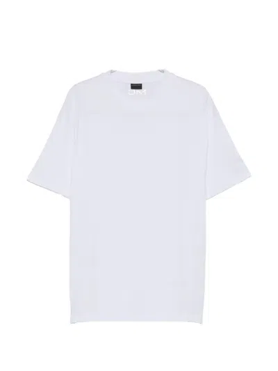 Michael Coal Logo-embossed T-shirt In White