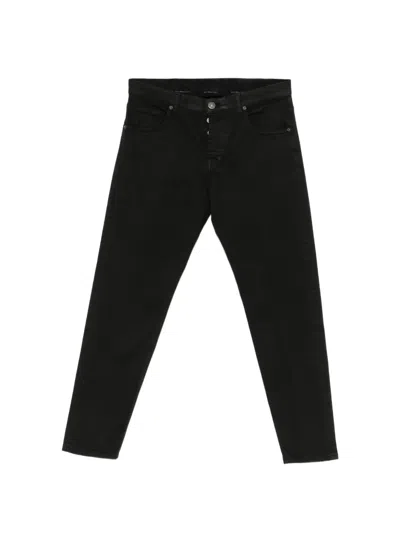 Michael Coal Logo-patch Jeans In Black
