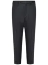 Michael Coal Man Pants Black Size 34 Polyester, Wool, Elastane In Multi