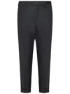 Michael Coal Man Pants Black Size 34 Polyester, Wool, Elastane In Grey