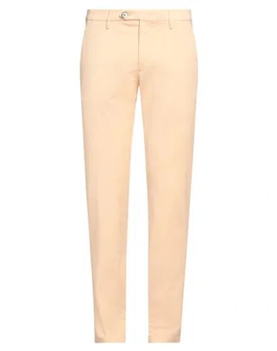 Michael Coal Man Pants Apricot Size 35 Cotton, Elastane In Orange