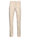 Michael Coal Man Pants Beige Size 33 Cotton, Elastane