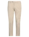 Michael Coal Man Pants Beige Size 34 Cotton, Elastane