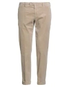 Michael Coal Man Pants Beige Size 35 Cotton, Modal, Elastane In Gray