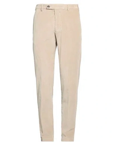 Michael Coal Man Pants Beige Size 37 Cotton, Modal, Elastane
