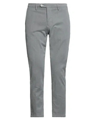 Michael Coal Man Pants Black Size 34 Cotton, Modal, Elastane In Gray