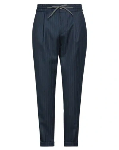 Michael Coal Man Pants Blue Size 40 Virgin Wool