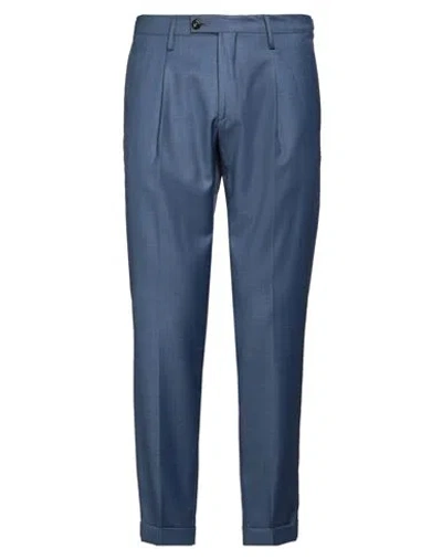 Michael Coal Man Pants Blue Size 34 Virgin Wool