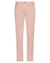Michael Coal Man Pants Blush Size 33 Cotton, Elastane In Pink