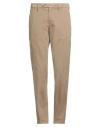 Michael Coal Man Pants Camel Size 31 Cotton, Elastane
