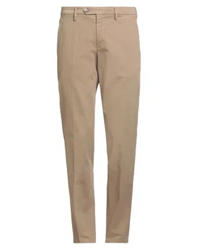 Michael Coal Man Pants Camel Size 31 Cotton, Elastane