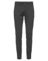 Michael Coal Man Pants Charcoal Size 36 Cotton, Polyamide, Elastane In Black