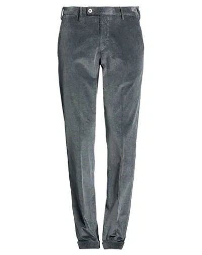 Michael Coal Man Pants Charcoal Size 44 Cotton, Modal, Elastane In Grey