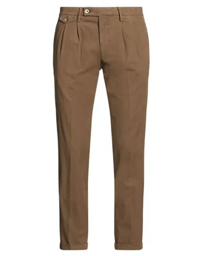 Michael Coal Man Pants Chocolate Brown Size 32 Cotton, Lyocell, Elastane