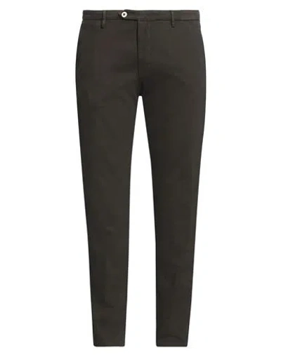 Michael Coal Man Pants Chocolate Brown Size 33 Cotton, Elastane