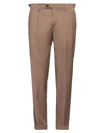 Michael Coal Man Pants Cocoa Size 32 Virgin Wool In Brown