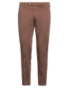Michael Coal Man Pants Chocolate Brown Size 34 Cotton, Elastane