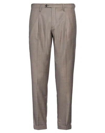 Michael Coal Man Pants Cocoa Size 34 Virgin Wool In Brown