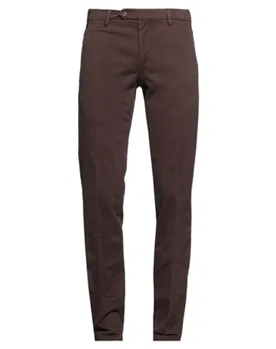 Michael Coal Man Pants Dark Brown Size 32 Cotton, Elastane