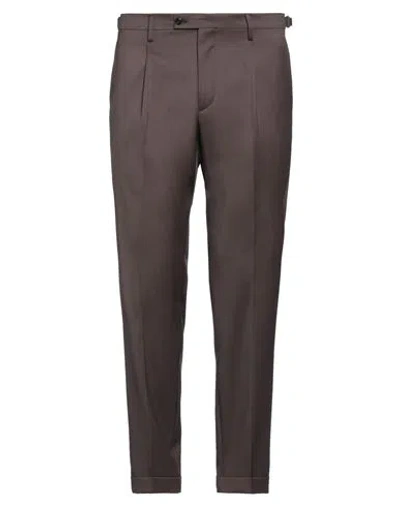Michael Coal Man Pants Dark Brown Size 35 Virgin Wool