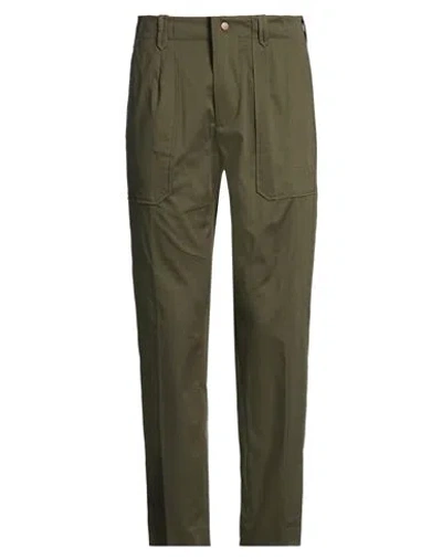 Michael Coal Man Pants Dark Green Size 40 Cotton, Elastane