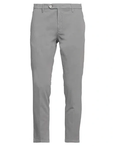 Michael Coal Man Pants Grey Size 35 Cotton, Elastane