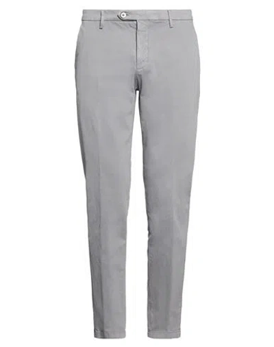 Michael Coal Man Pants Grey Size 35 Cotton, Elastane In Gray