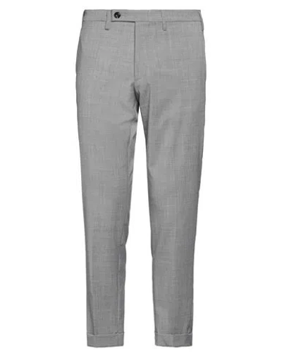 Michael Coal Man Pants Grey Size 34 Polyester, Wool, Elastane