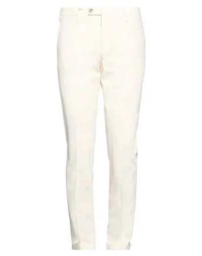 Michael Coal Man Pants Ivory Size 31 Cotton, Modal, Elastane In White