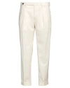 Michael Coal Man Pants Ivory Size 38 Super 110s Wool In White