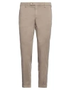 Michael Coal Man Pants Khaki Size 35 Cotton, Elastane In Beige