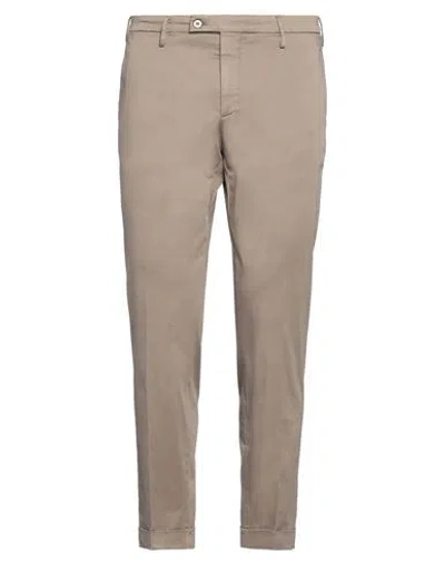 Michael Coal Man Pants Khaki Size 35 Cotton, Elastane In Beige