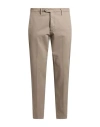 Michael Coal Man Pants Beige Size 36 Cotton, Polyester, Elastane In Brown