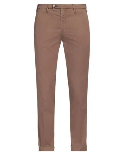 Michael Coal Man Pants Light Brown Size 32 Lyocell, Cotton, Elastane In Beige